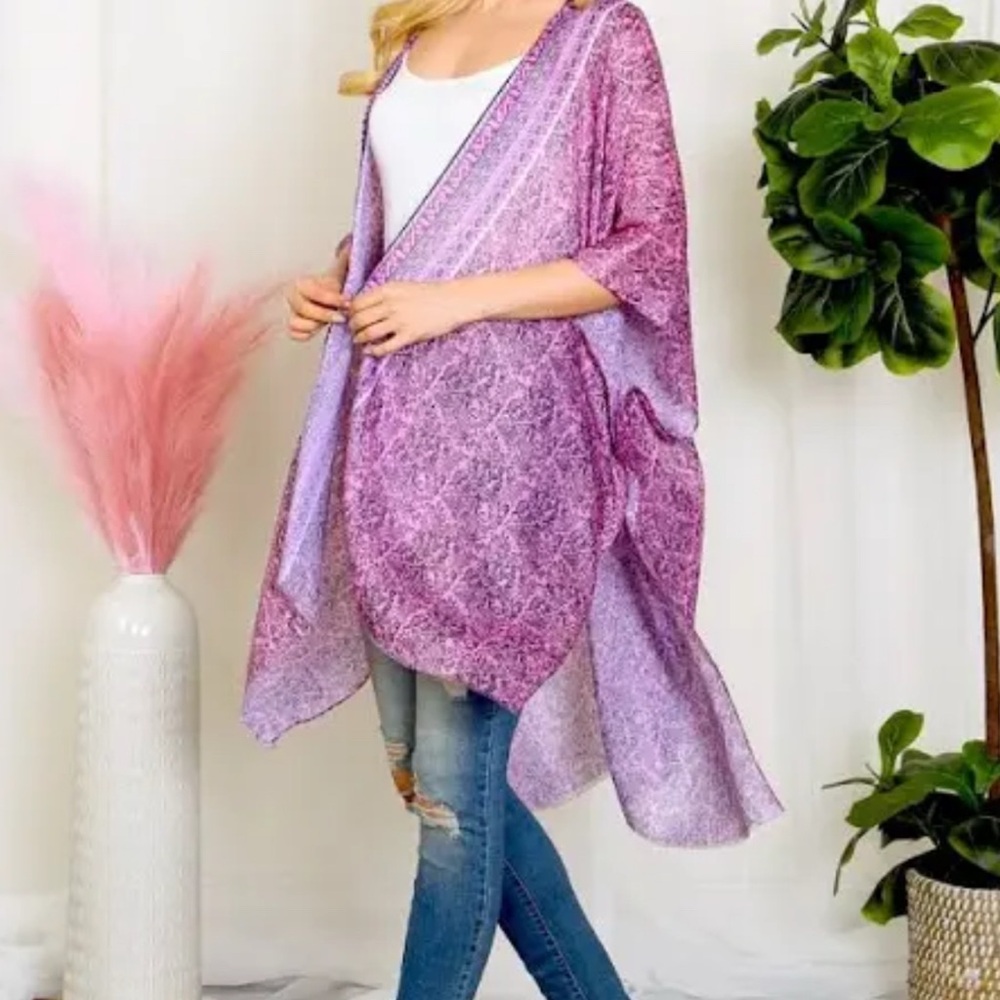 New! Kimono Cardigan Cover Up